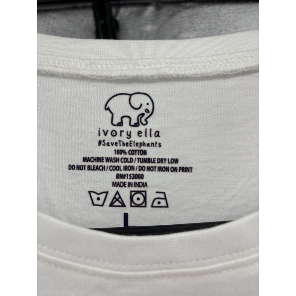Ivory Ella Premium Organic Cotton Tshirt Size Large NWT - Picture 2 of 4